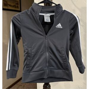 Toddler Boy's Adidas Gray Track Jacket Size‎ 5